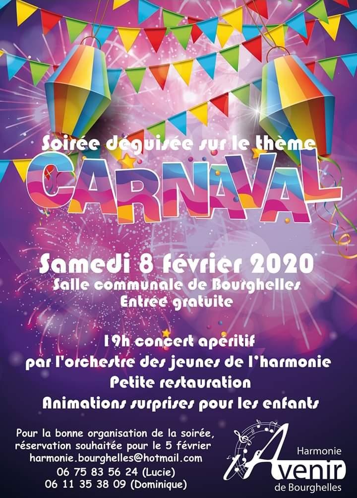 Affiche carnaval 08 02 20